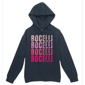 Bocelli Personalized Name I Love Bocelli Urban Pullover Hoodie