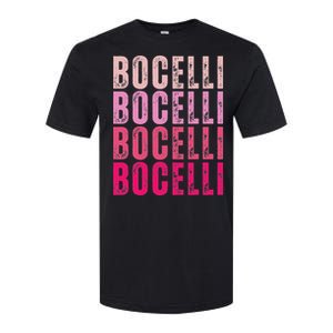 Bocelli Personalized Name I Love Bocelli Softstyle CVC T-Shirt