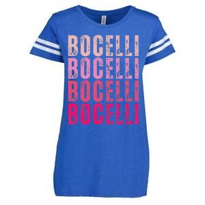 Bocelli Personalized Name I Love Bocelli Enza Ladies Jersey Football T-Shirt