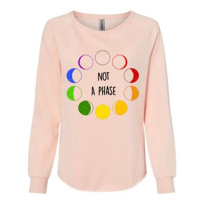 Bi Pride Not A Phase Bisexual Womens California Wash Sweatshirt