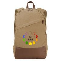 Bi Pride Not A Phase Bisexual Cotton Canvas Backpack
