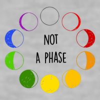 Bi Pride Not A Phase Bisexual Ladies PosiCharge Tri-Blend Wicking Tank