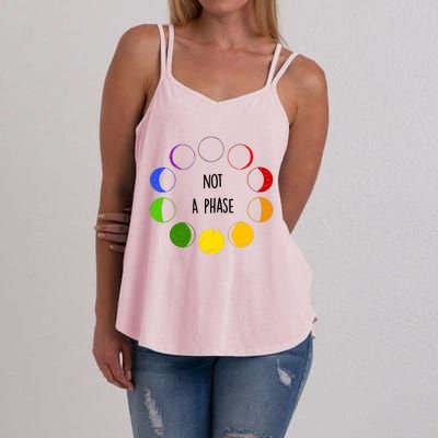 Bi Pride Not A Phase Bisexual Women's Strappy Tank