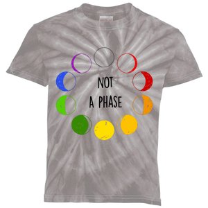 Bi Pride Not A Phase Bisexual Kids Tie-Dye T-Shirt