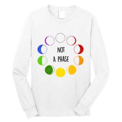 Bi Pride Not A Phase Bisexual Long Sleeve Shirt