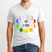 Bi Pride Not A Phase Bisexual V-Neck T-Shirt