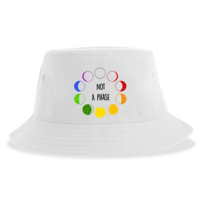 Bi Pride Not A Phase Bisexual Sustainable Bucket Hat