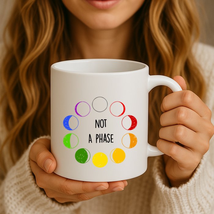 Bi Pride Not A Phase Bisexual Mug
