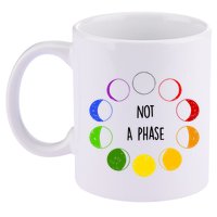 Bi Pride Not A Phase Bisexual 11oz C Handle Ceramic Mug
