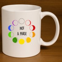 Bi Pride Not A Phase Bisexual 11oz C Handle Ceramic Mug
