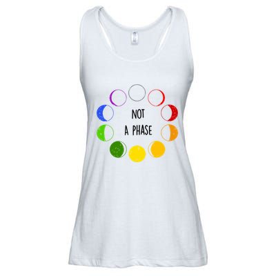 Bi Pride Not A Phase Bisexual Ladies Essential Flowy Tank