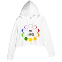Bi Pride Not A Phase Bisexual Crop Fleece Hoodie