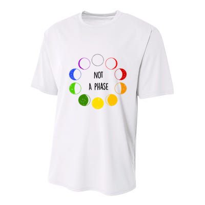 Bi Pride Not A Phase Bisexual Youth Performance Sprint T-Shirt