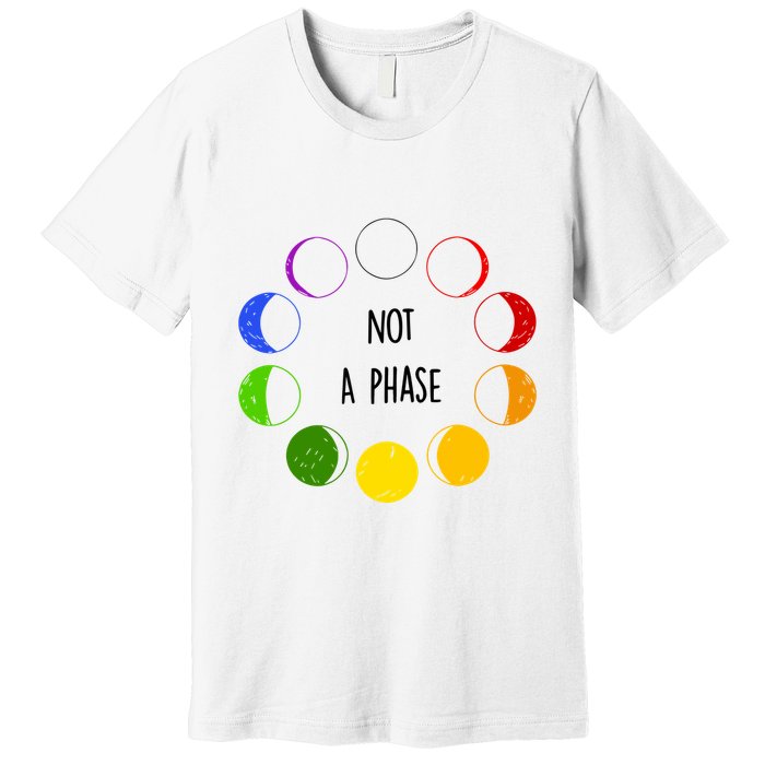 Bi Pride Not A Phase Bisexual Premium T-Shirt
