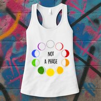 Bi Pride Not A Phase Bisexual Womens Tank Top