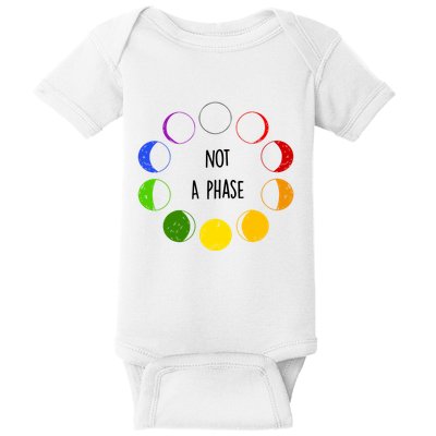 Bi Pride Not A Phase Bisexual Baby Bodysuit