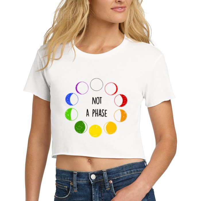 Bi Pride Not A Phase Bisexual Crop Top