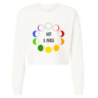 Bi Pride Not A Phase Bisexual Cropped Pullover Crew