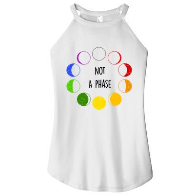 Bi Pride Not A Phase Bisexual Women's Perfect Tri Rocker Tank