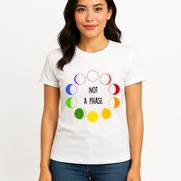 Bi Pride Not A Phase Bisexual Womens T-Shirt