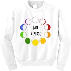 Bi Pride Not A Phase Bisexual Kids Sweatshirt