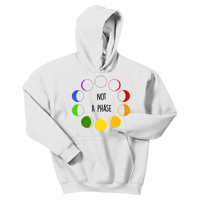 Bi Pride Not A Phase Bisexual Kids Hoodie