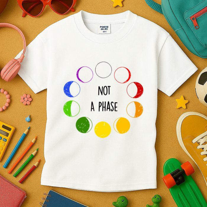 Bi Pride Not A Phase Bisexual Kids T-Shirt