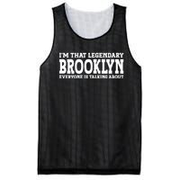 Brooklyn Personal Name Women Girl Funny Brooklyn Mesh Reversible Basketball Jersey Tank