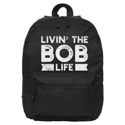 Bob Personal Name First Name Funny Bob 16 in Basic Backpack