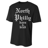 Bred Philadelphia Neighborhood Performance Sprint T-Shirt