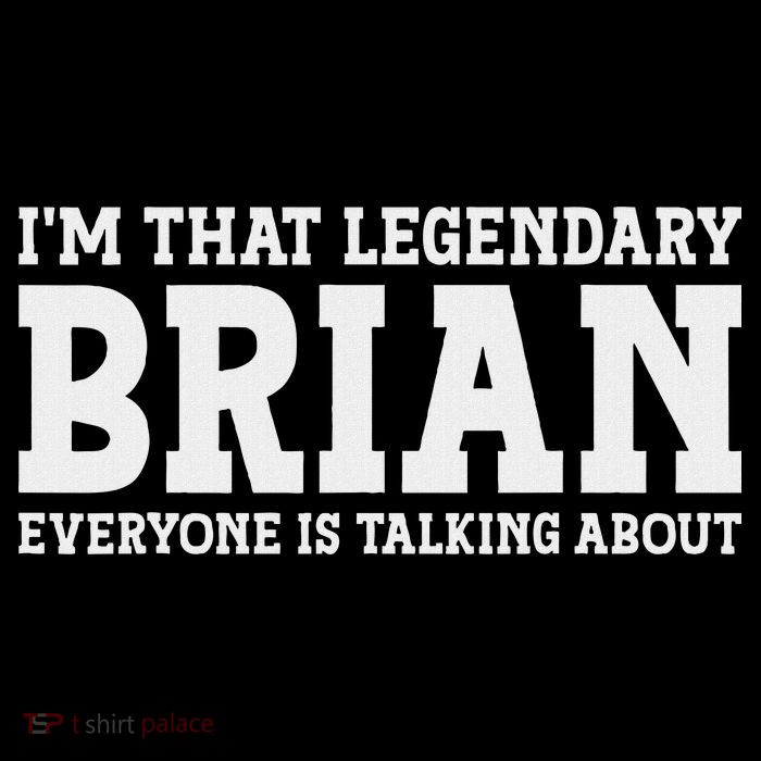 Brian Personal Name Funny Brian Full-Length Apron With Pockets