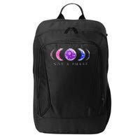 Bi Pride Not A Phase Bisexual Pride Moon City Backpack