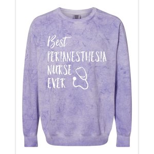 Best Perianesthesia Nurse Ever National Nurses Week Gift Colorblast Crewneck Sweatshirt