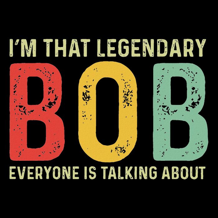 Bob Personal Name First Name Funny Bob Saying Bob Meme 16 in Basic Backpack
