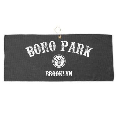 Boro Park New York Hoodie | Brooklyn Borough Park Large Microfiber Waffle Golf Towel