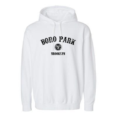 Boro Park New York Hoodie | Brooklyn Borough Park Garment-Dyed Fleece Hoodie