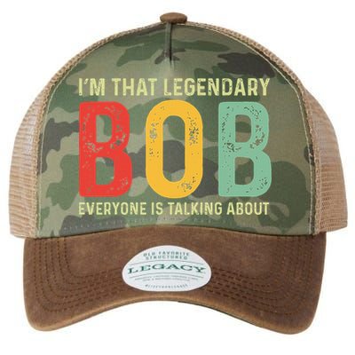 Bob Personal Name First Name Funny Bob Saying Bob Meme Legacy Tie Dye Trucker Hat