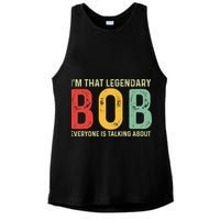 Bob Personal Name First Name Funny Bob Saying Bob Meme Ladies PosiCharge Tri-Blend Wicking Tank