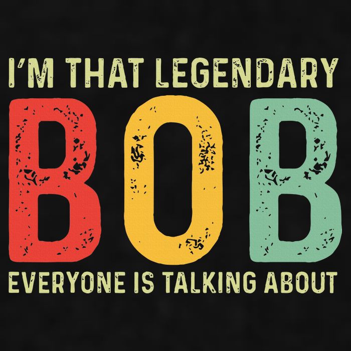 Bob Personal Name First Name Funny Bob Saying Bob Meme Ladies PosiCharge Tri-Blend Wicking Tank