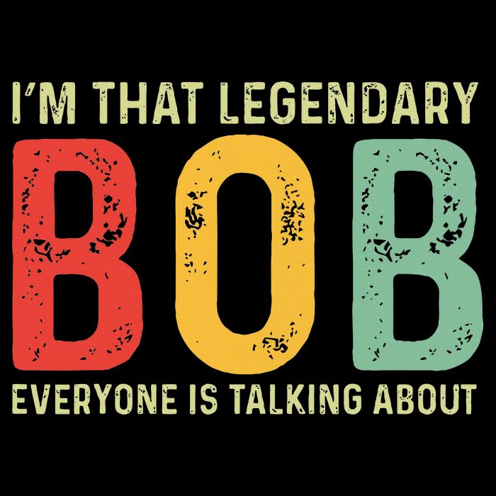 Bob Personal Name First Name Funny Bob Saying Bob Meme Impact Tech Backpack