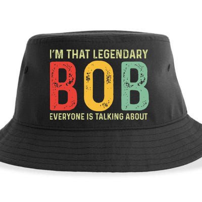 Bob Personal Name First Name Funny Bob Saying Bob Meme Sustainable Bucket Hat