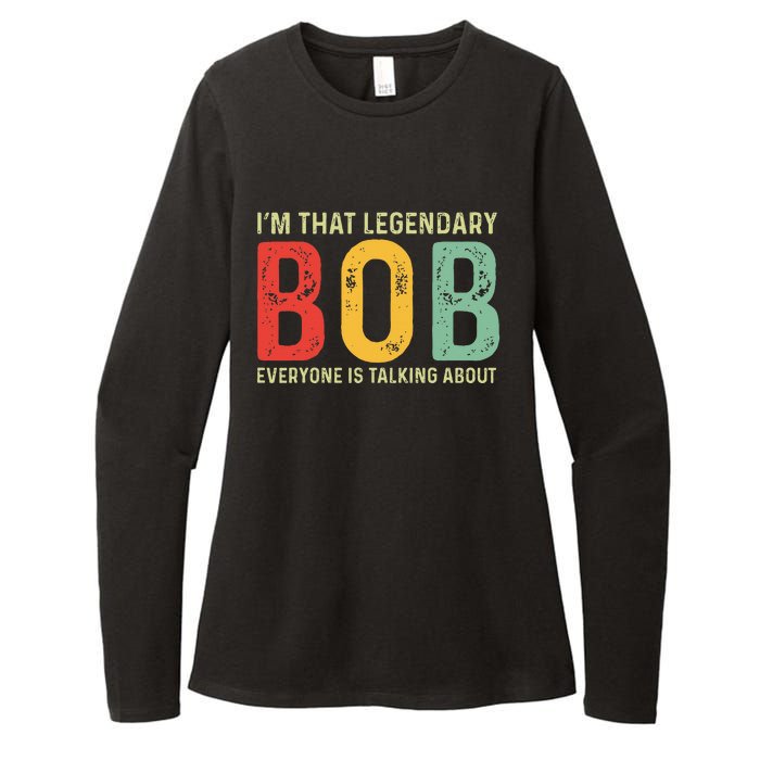 Bob Personal Name First Name Funny Bob Saying Bob Meme Womens CVC Long Sleeve Shirt