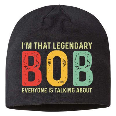 Bob Personal Name First Name Funny Bob Saying Bob Meme Sustainable Beanie