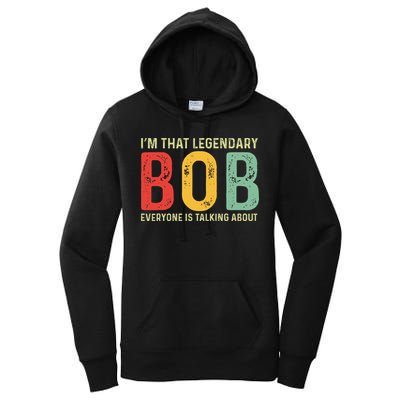 Bob Personal Name First Name Funny Bob Saying Bob Meme Women's Pullover Hoodie
