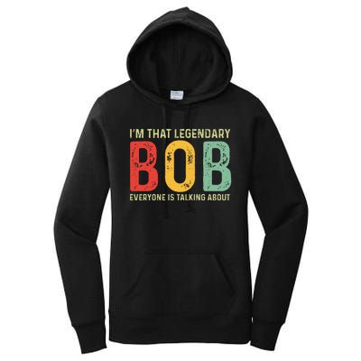 Bob Personal Name First Name Funny Bob Saying Bob Meme Women's Pullover Hoodie