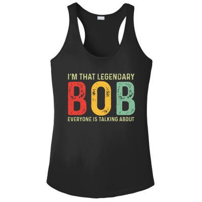 Bob Personal Name First Name Funny Bob Saying Bob Meme Ladies PosiCharge Competitor Racerback Tank