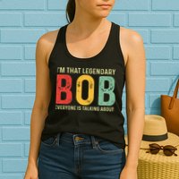 Bob Personal Name First Name Funny Bob Saying Bob Meme Womens Tank Top