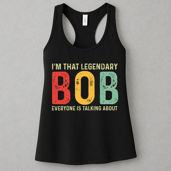 Bob Personal Name First Name Funny Bob Saying Bob Meme Womens Tank Top