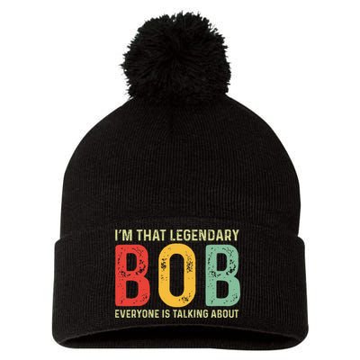 Bob Personal Name First Name Funny Bob Saying Bob Meme Pom Pom 12in Knit Beanie