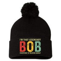 Bob Personal Name First Name Funny Bob Saying Bob Meme Pom Pom 12in Knit Beanie